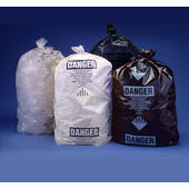 Asbestos Disposal Bags - 3.5 Mil - Clear Printed 33x50